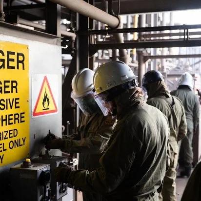 ATEX осветление и обогрев — газова инсталация